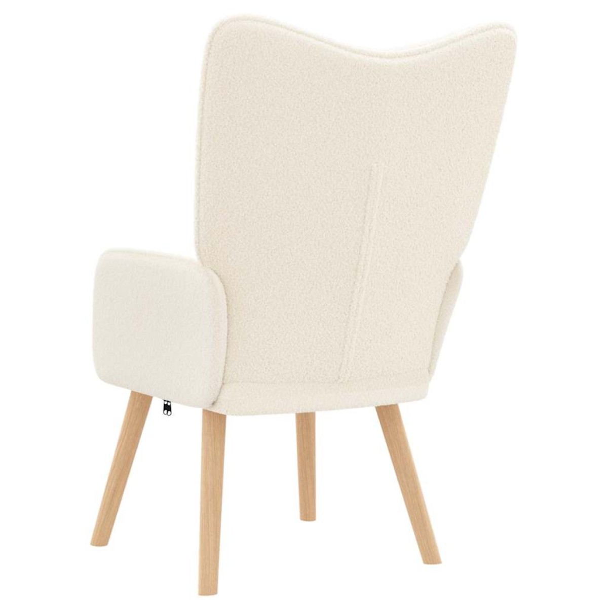 vidaXL Πολυθρόνα Κρεμ 62 x 67 x 95,5 εκ Υφάσματος Sherpa