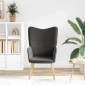 vidaXL Πολυθρόνα Σκούρο Γκρι 62 x 67 x 95,5 εκ Υφάσματος Sherpa