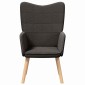 vidaXL Πολυθρόνα Σκούρο Γκρι 62 x 67 x 95,5 εκ Υφάσματος Sherpa