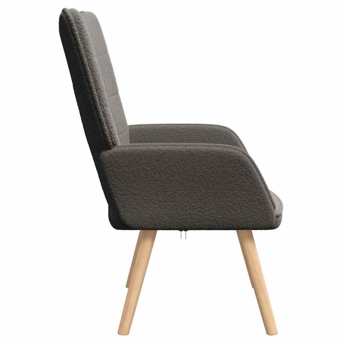 vidaXL Πολυθρόνα Σκούρο Γκρι 62 x 67 x 95,5 εκ Υφάσματος Sherpa