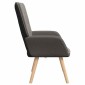 vidaXL Πολυθρόνα Σκούρο Γκρι 62 x 67 x 95,5 εκ Υφάσματος Sherpa