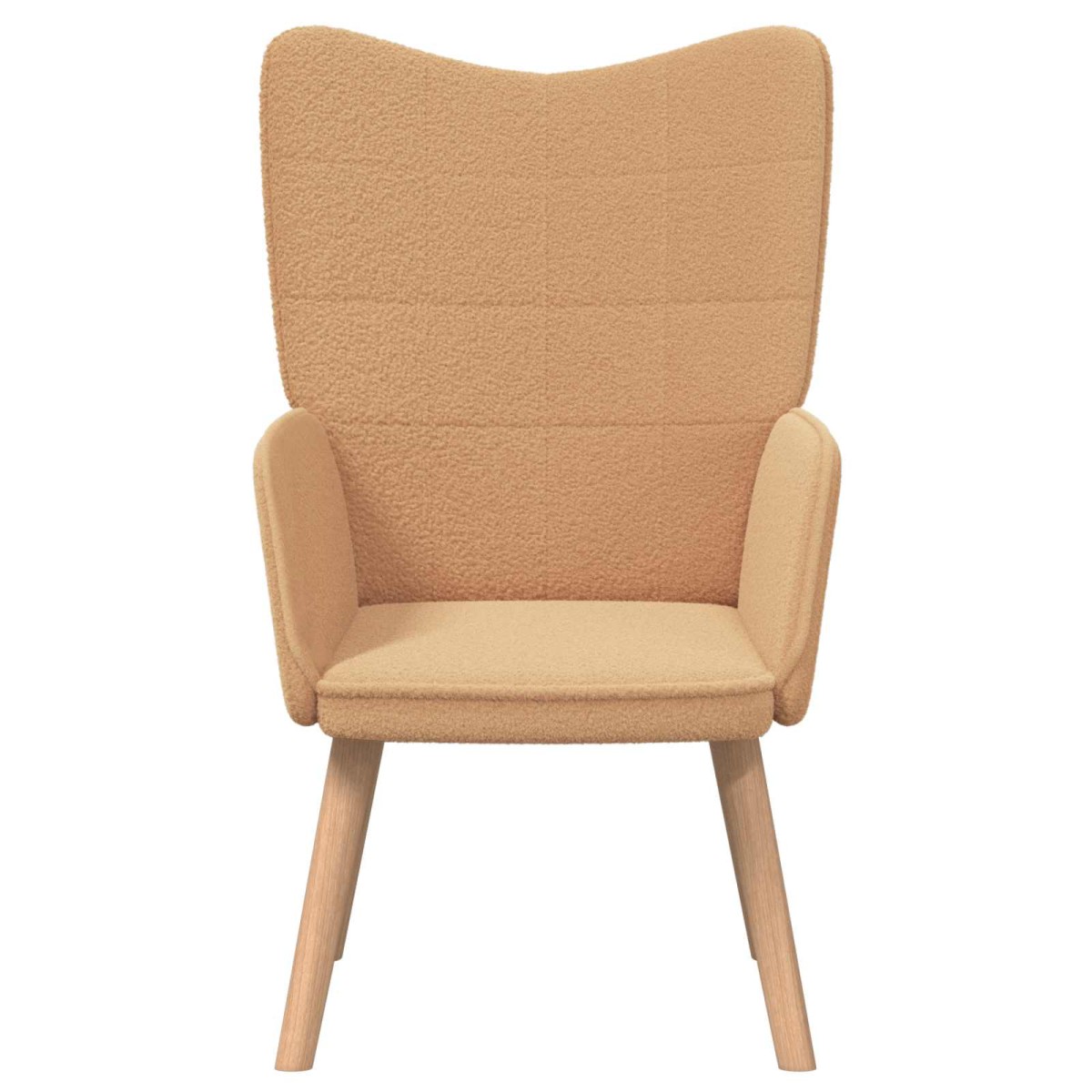 vidaXL Πολυθρόνα Μπεζ 62 x 67 x 95,5 εκ Υφάσματος Sherpa