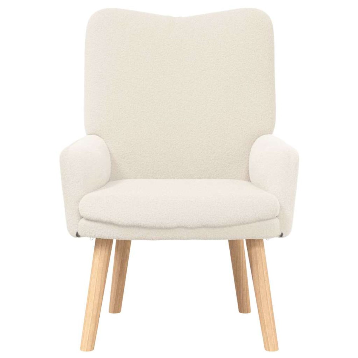 vidaXL Πολυθρόνα Κρεμ 63 x 67 x 94 εκ.
