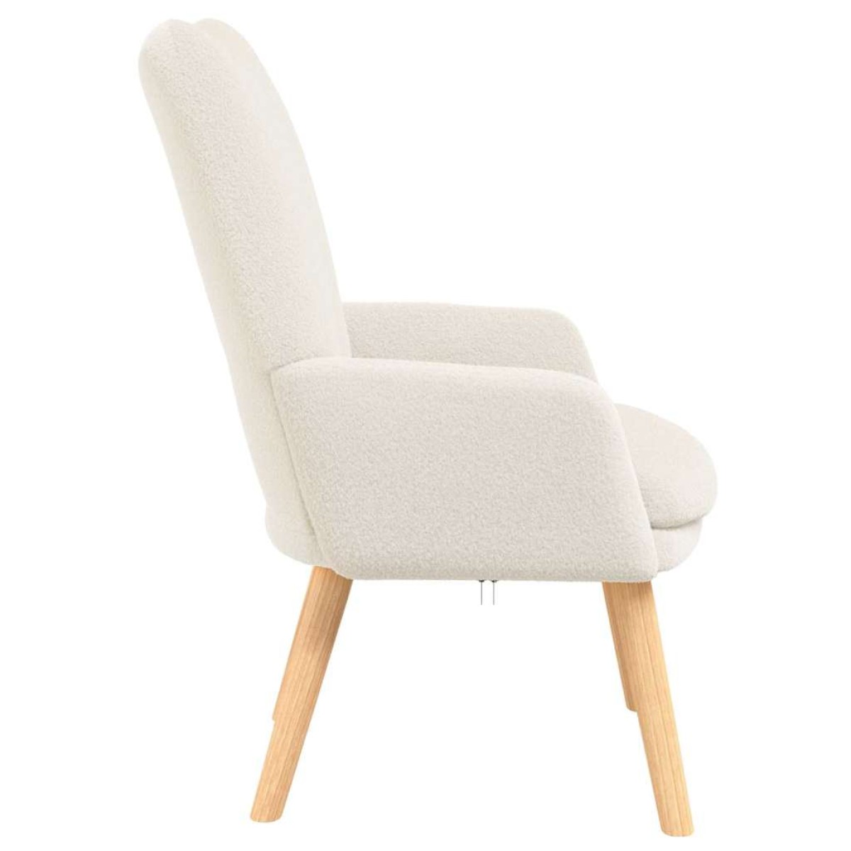 vidaXL Πολυθρόνα Κρεμ 63 x 67 x 94 εκ.