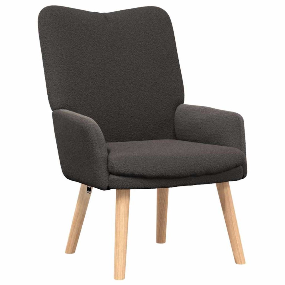 vidaXL Πολυθρόνα Σκούρο Γκρι 63 x 67 x 94 εκ.
