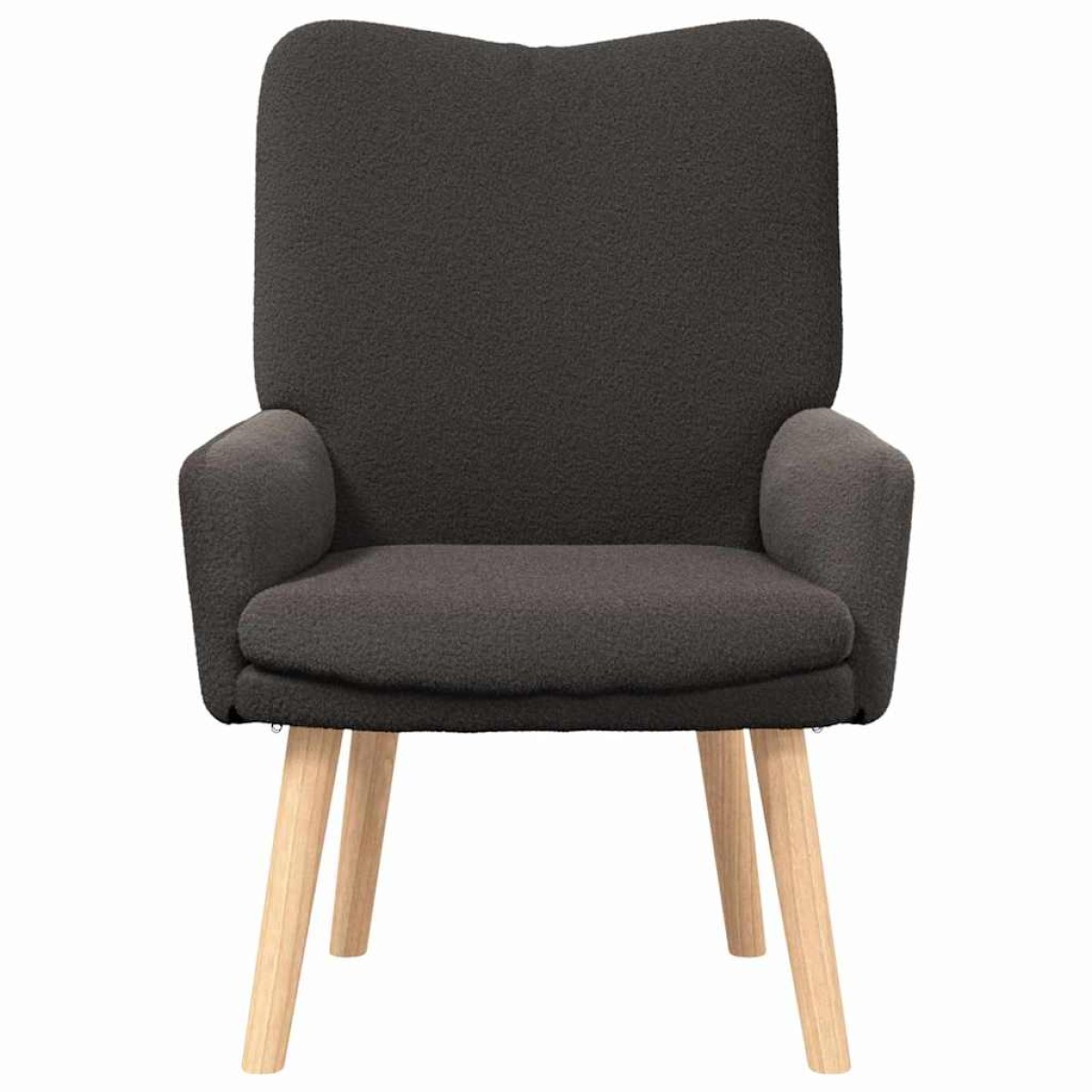 vidaXL Πολυθρόνα Σκούρο Γκρι 63 x 67 x 94 εκ.