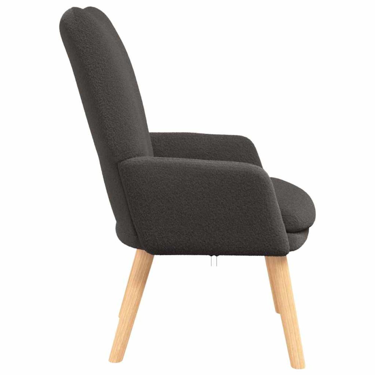 vidaXL Πολυθρόνα Σκούρο Γκρι 63 x 67 x 94 εκ.