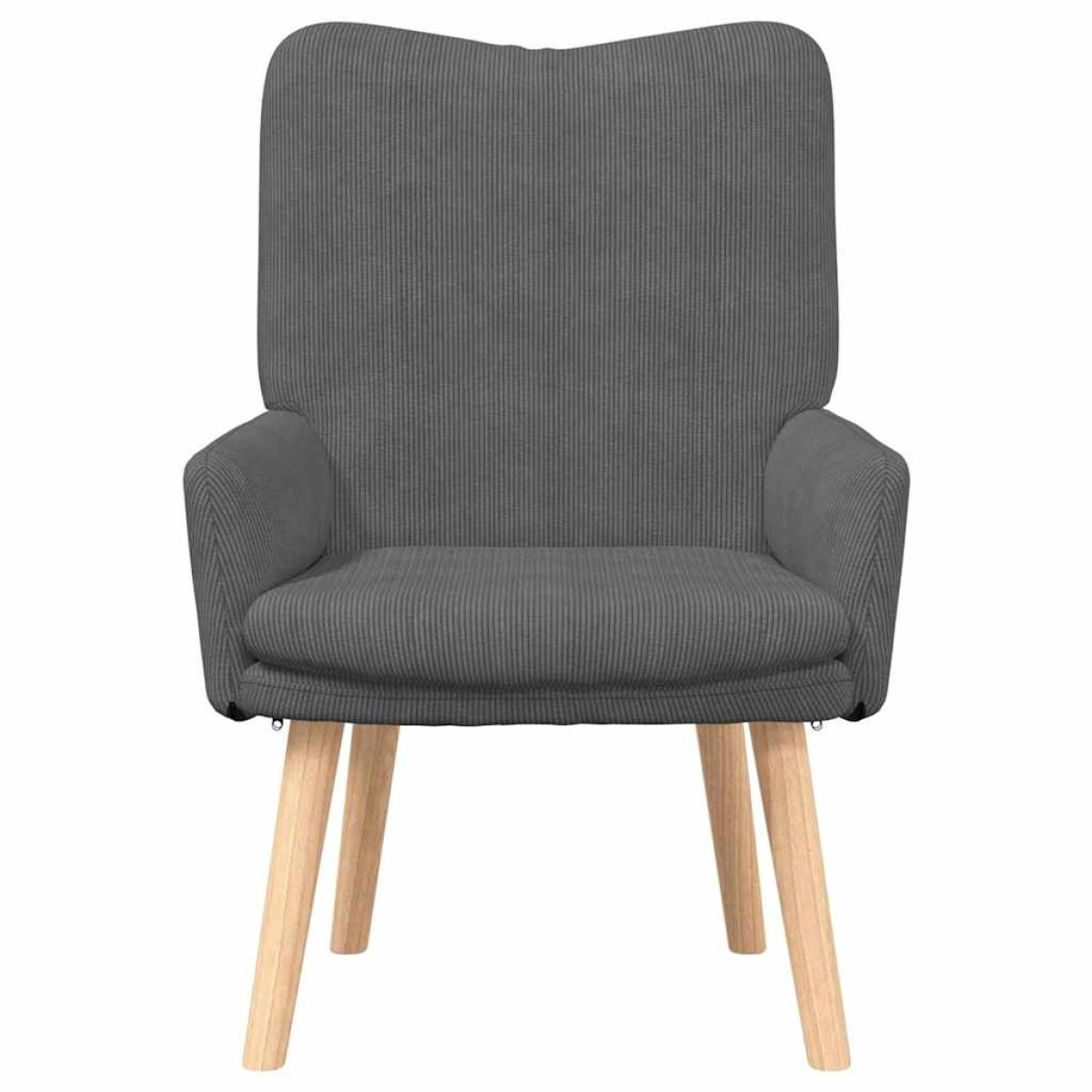 vidaXL Πολυθρόνα Σκούρο Γκρι 63 x 67 x 94 εκ. ύφασμα