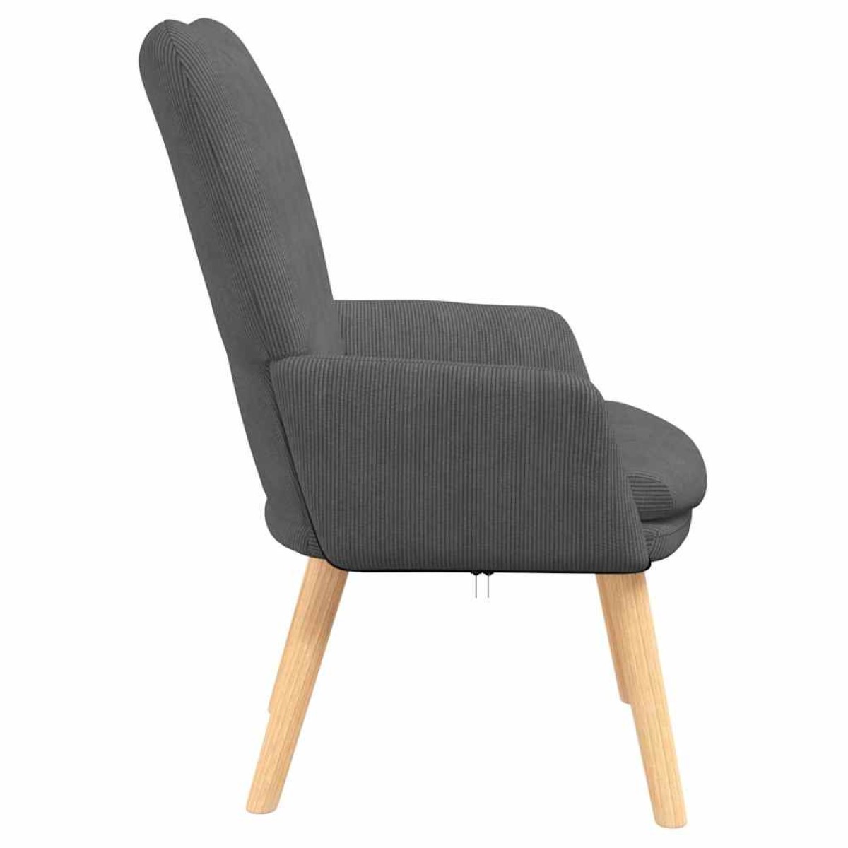 vidaXL Πολυθρόνα Σκούρο Γκρι 63 x 67 x 94 εκ. ύφασμα