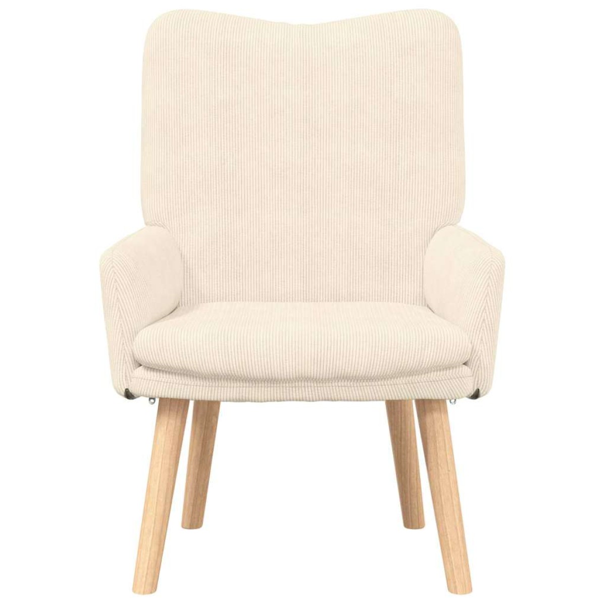 vidaXL Πολυθρόνα Κρεμ 63 x 67 x 94 εκ. ύφασμα