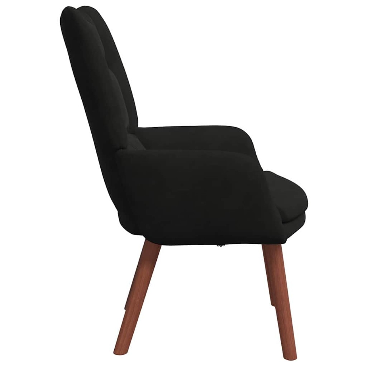vidaXL Πολυθρόνα Μαύρο 63 x 67 x 94 εκ. Βελούδο