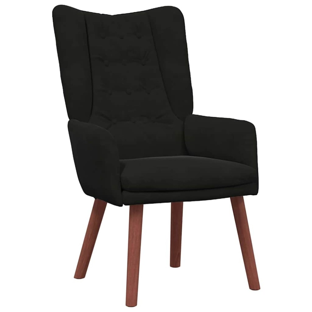 vidaXL Πολυθρόνα Μαύρο 63 x 67 x 94 εκ. Βελούδο