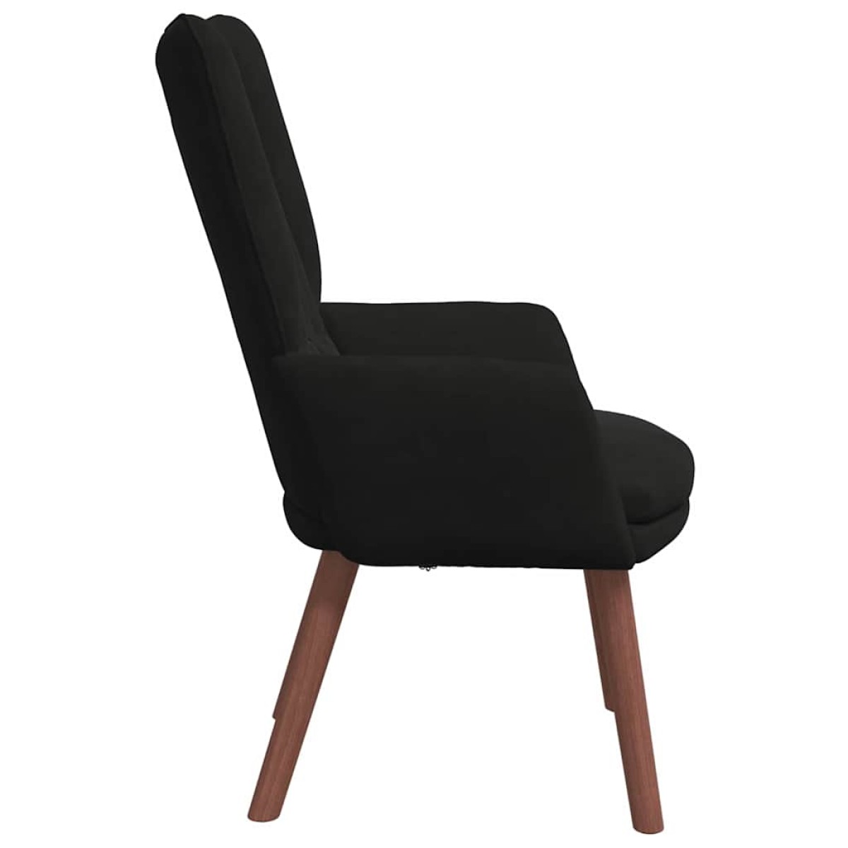 vidaXL Πολυθρόνα Μαύρο 63 x 67 x 94 εκ. Βελούδο