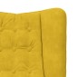 vidaXL Πολυθρόνα Κίτρινο 63 x 67 x 94 εκ. Βελούδο