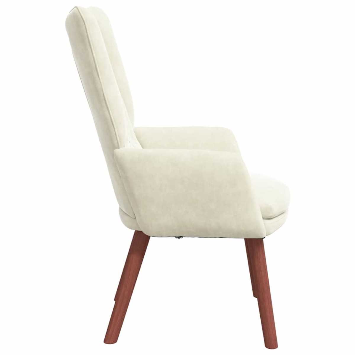 vidaXL Πολυθρόνα Κρεμ 63 x 67 x 94 εκ. Βελούδο
