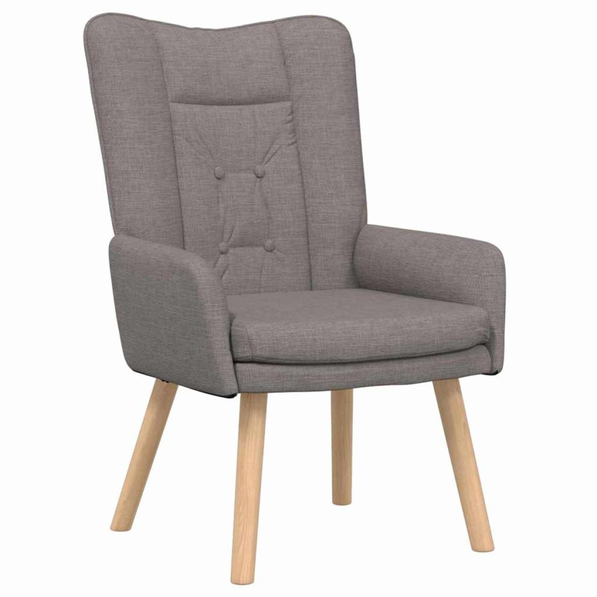 vidaXL Πολυθρόνα Taupe 63 x 67 x 94 εκ. Ύφασμα και κόντρα πλακέ