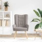 vidaXL Πολυθρόνα Taupe 63 x 67 x 94 εκ. Ύφασμα και κόντρα πλακέ