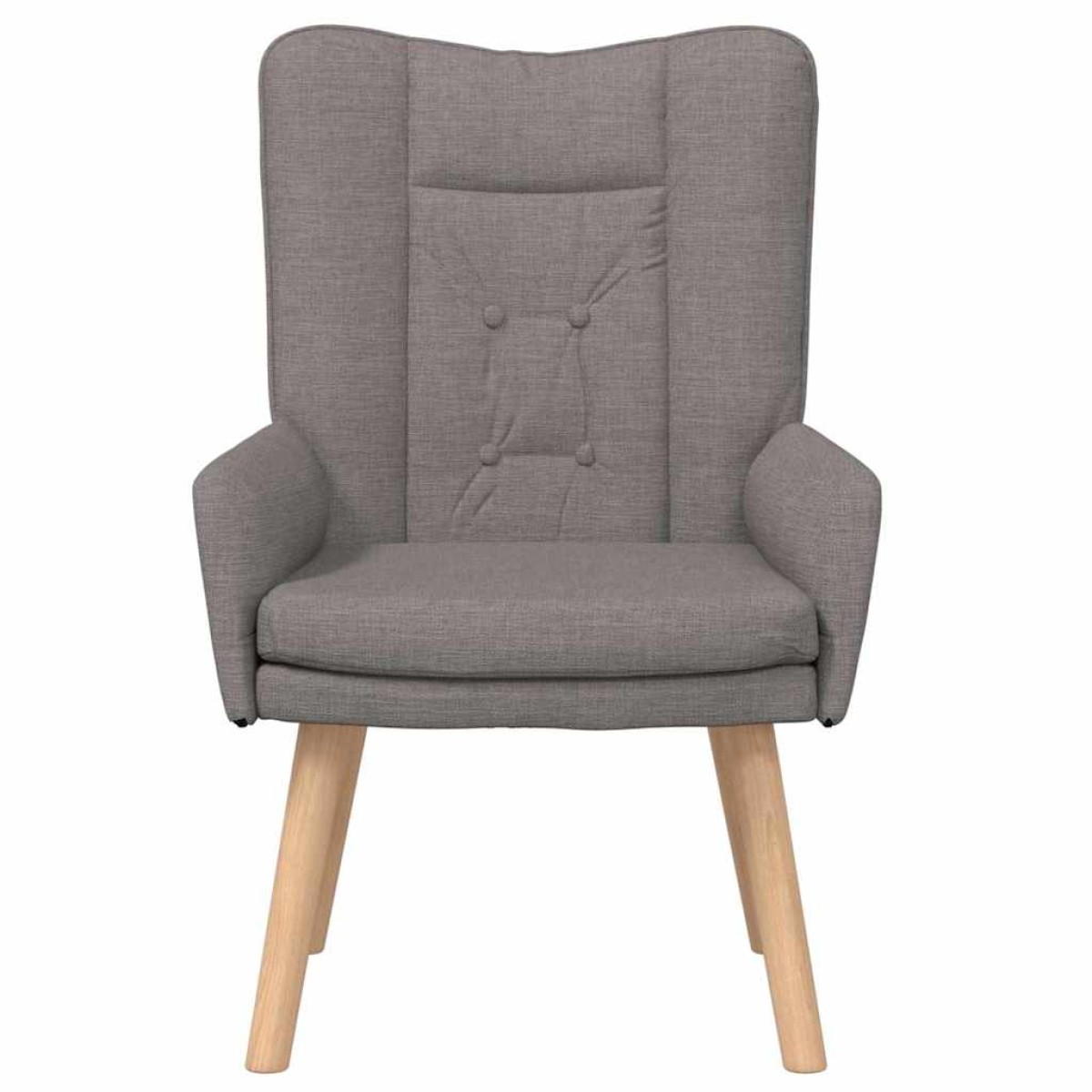 vidaXL Πολυθρόνα Taupe 63 x 67 x 94 εκ. Ύφασμα και κόντρα πλακέ