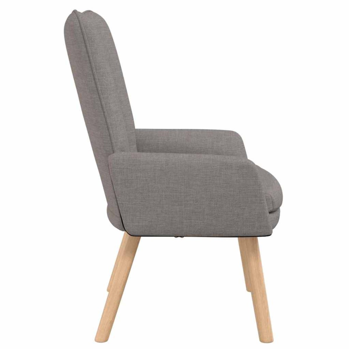 vidaXL Πολυθρόνα Taupe 63 x 67 x 94 εκ. Ύφασμα και κόντρα πλακέ