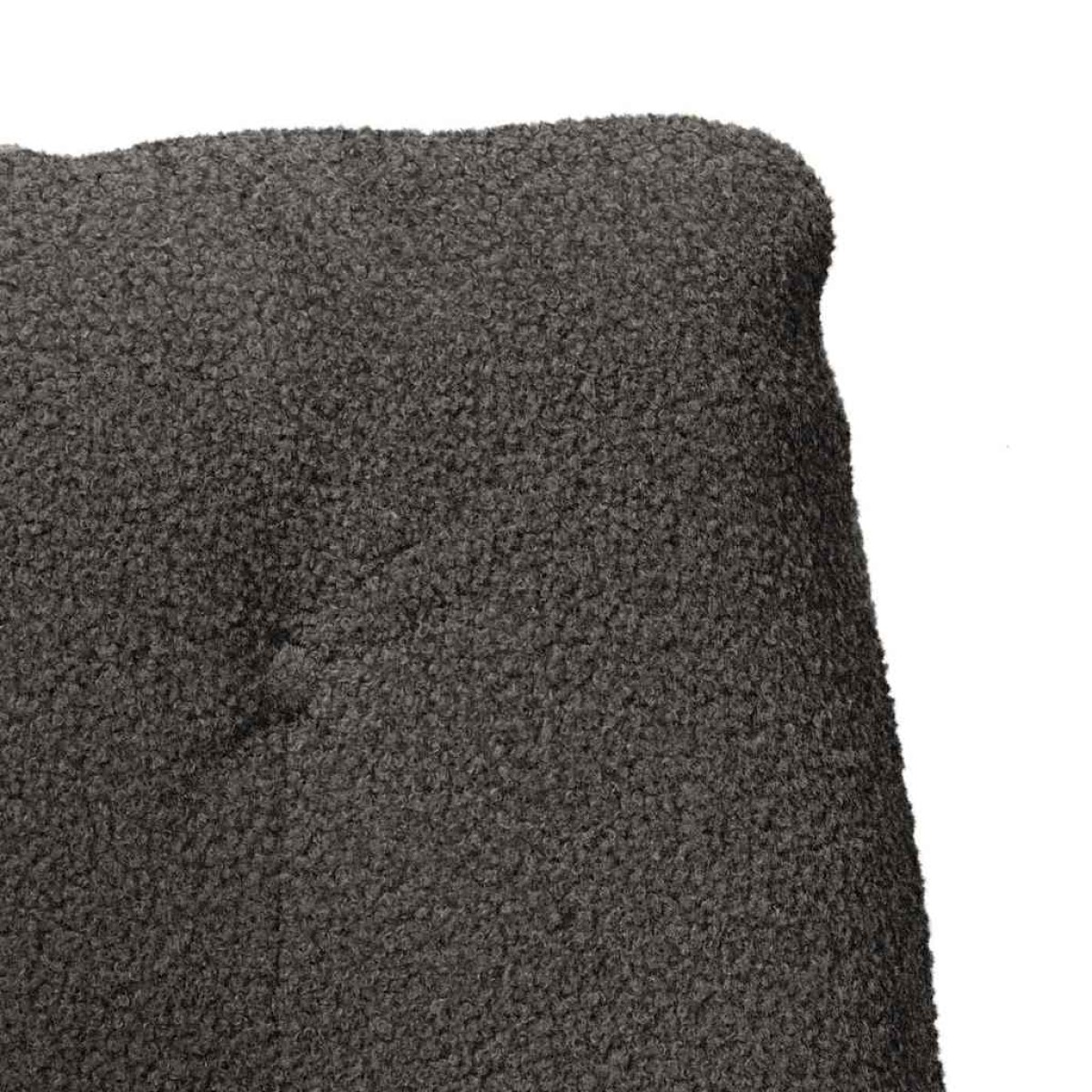 vidaXL Πολυθρόνα Σκούρο Γκρι 69 x 74 x 93 εκ. Υφάσματος Sherpa