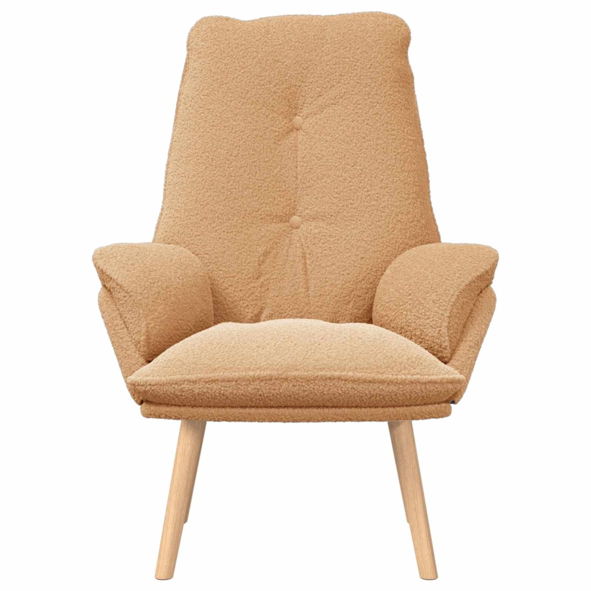 vidaXL Πολυθρόνα Μπεζ 69 x 74 x 93 εκ. Υφάσματος Sherpa