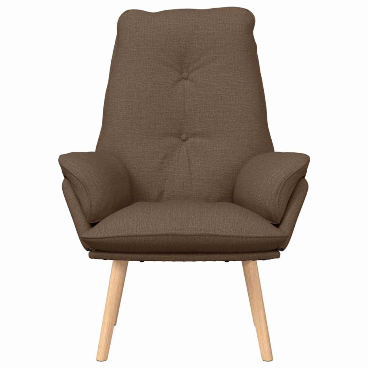 vidaXL Πολυθρόνα Καφέ 69 x 74 x 93 εκ. Πολυεστέρας και Κόντρα Πλακέ
