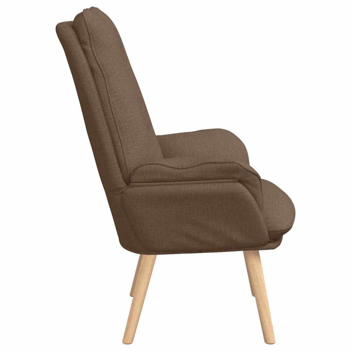vidaXL Πολυθρόνα Καφέ 69 x 74 x 93 εκ. Πολυεστέρας και Κόντρα Πλακέ