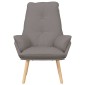vidaXL Πολυθρόνα Taupe 69 x 74 x 93 εκ. Ύφασμα και Κόντρα Πλακέ
