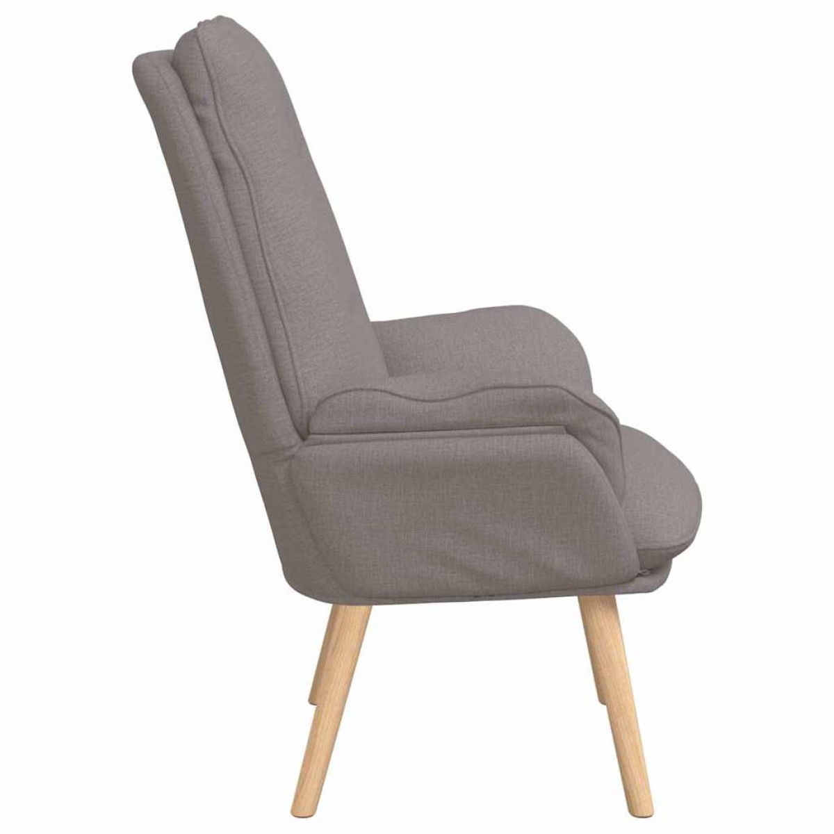 vidaXL Πολυθρόνα Taupe 69 x 74 x 93 εκ. Ύφασμα και Κόντρα Πλακέ