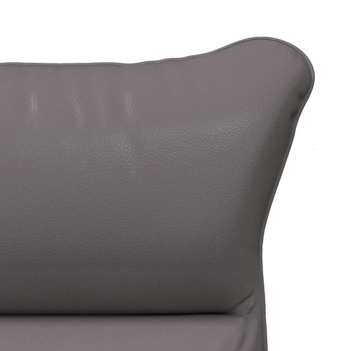 vidaXL Πολυθρόνα Γκρι 69 x 74 x 93 εκ. Δερματίνη