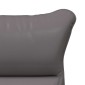 vidaXL Πολυθρόνα Γκρι 69 x 74 x 93 εκ. Δερματίνη