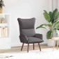 vidaXL Πολυθρόνα Γκρι 69 x 74 x 93 εκ. Δερματίνη