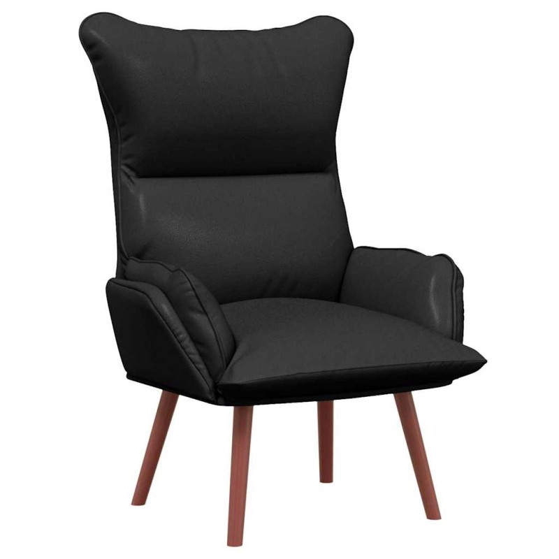 vidaXL Πολυθρόνα Μαύρο 69 x 74 x 93 εκ. Δερματίνη