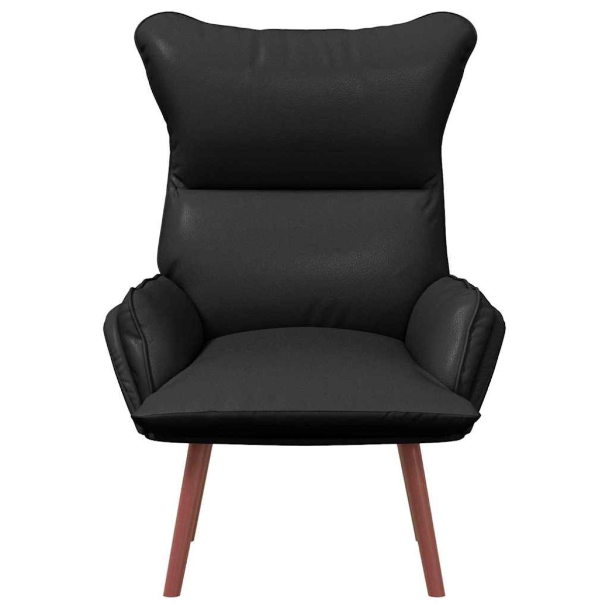 vidaXL Πολυθρόνα Μαύρο 69 x 74 x 93 εκ. Δερματίνη