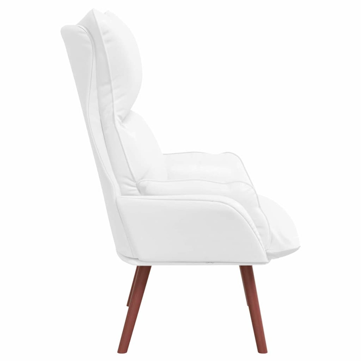 vidaXL Πολυθρόνα Λευκό 69 x 74 x 93 εκ. Δερματίνη