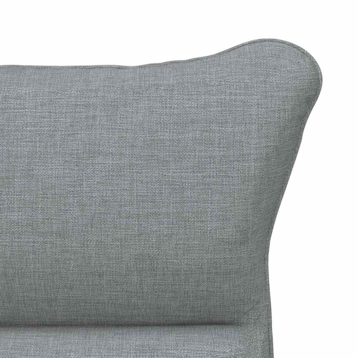 vidaXL Πολυθρόνα Ανοιχτό γκρι 69 x 74 x 93 εκ. Ύφασμα και Κόντρα Πλακέ