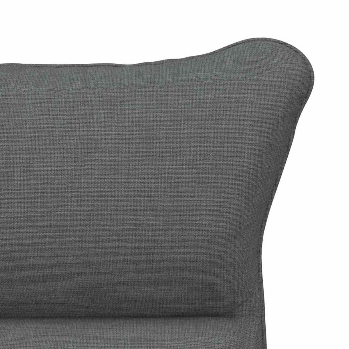 vidaXL Πολυθρόνα Σκούρο Γκρι 69 x 74 x 93 εκ. Ύφασμα και Κόντρα Πλακέ