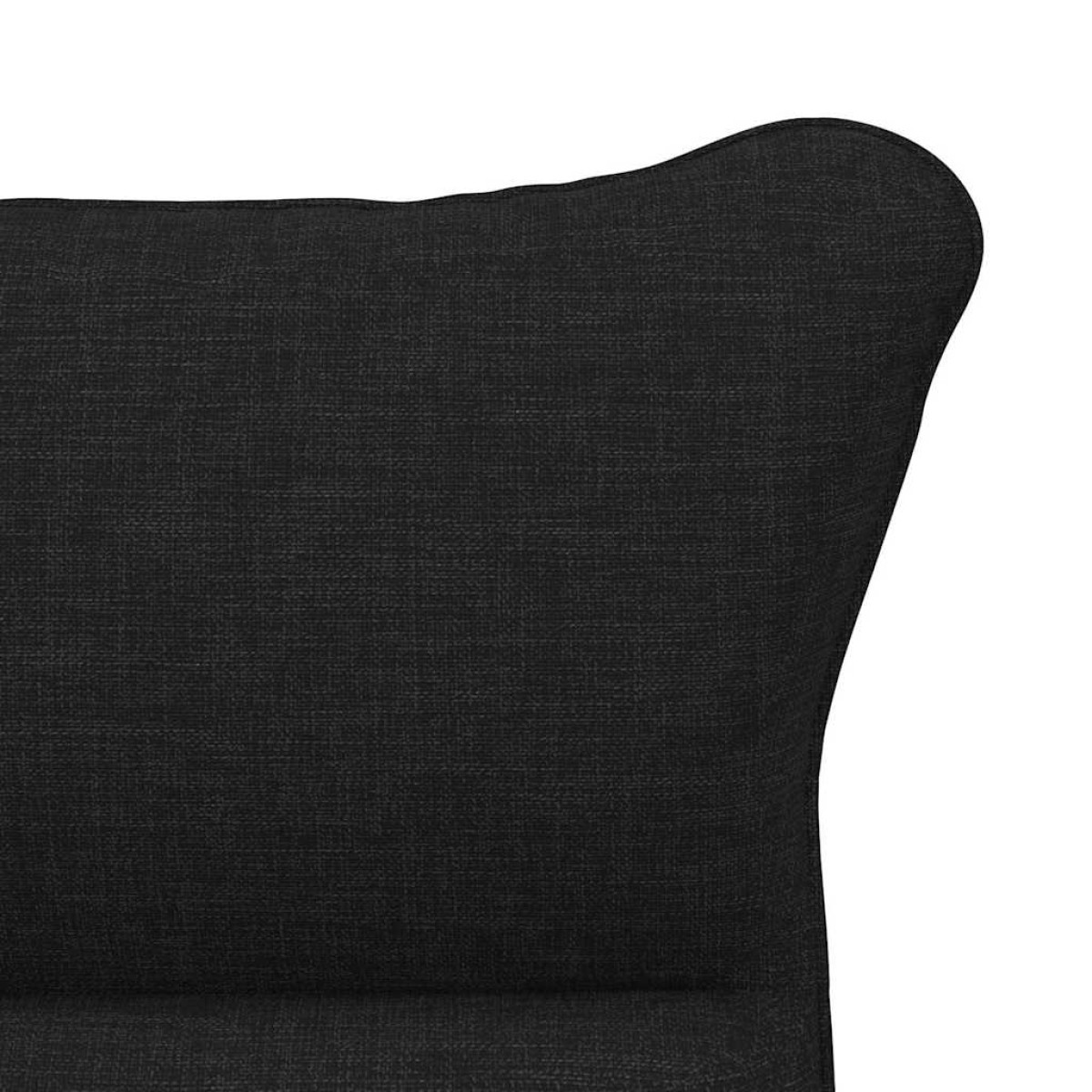vidaXL Πολυθρόνα Μαύρο 69 x 74 x 93 εκ. Ύφασμα και Κόντρα Πλακέ