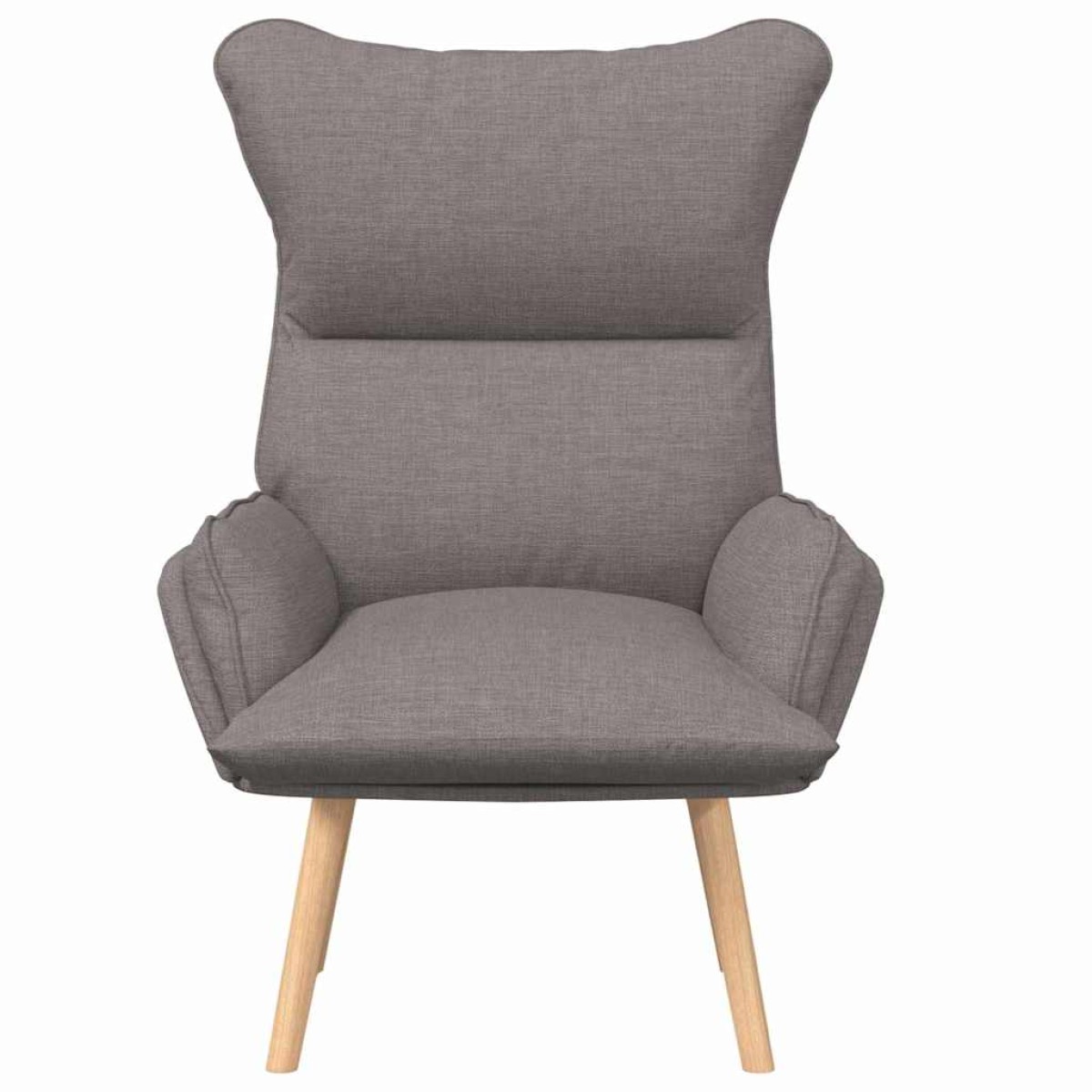 vidaXL Πολυθρόνα Taupe 69 x 74 x 93 εκ. Ύφασμα και Κόντρα Πλακέ