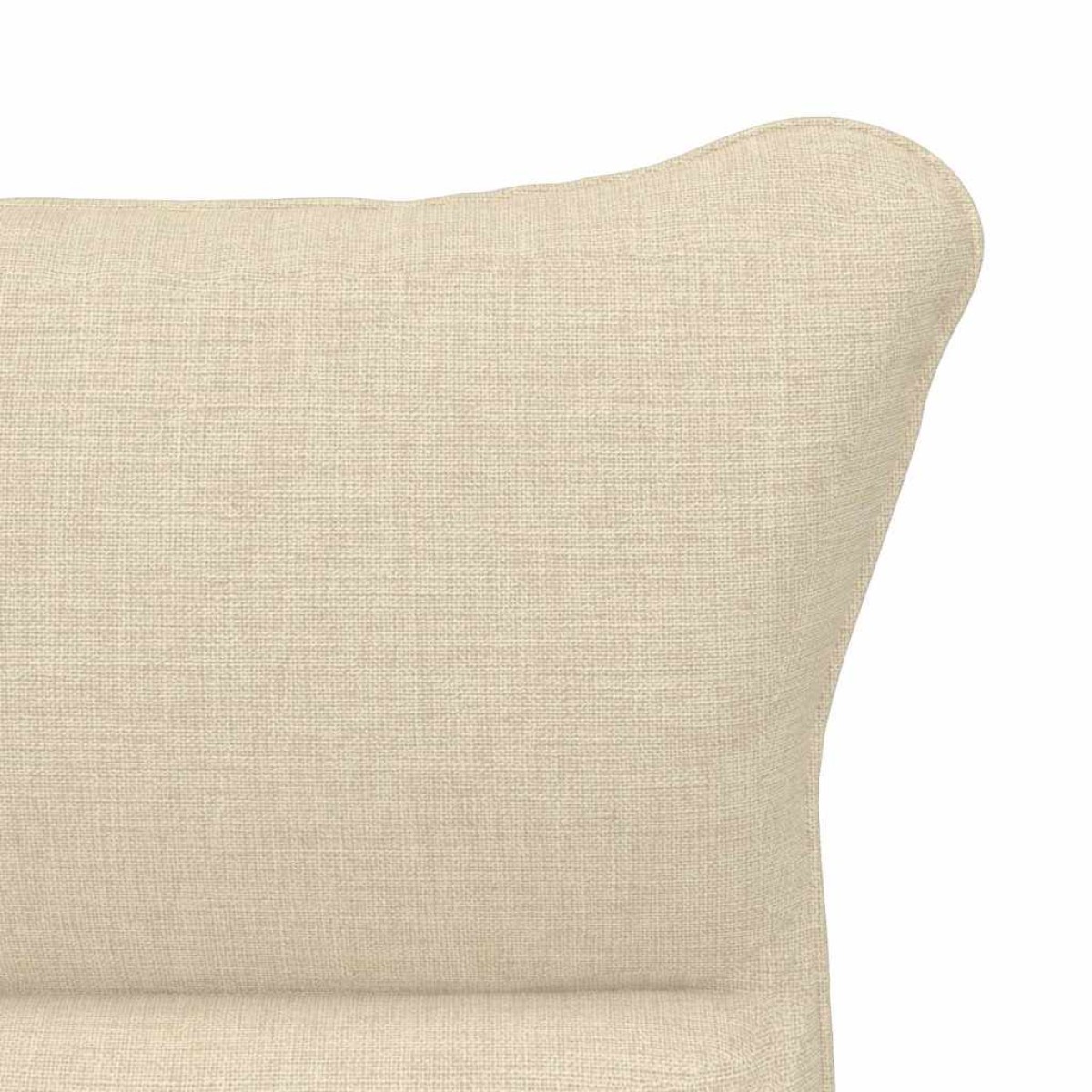 vidaXL Πολυθρόνα Κρεμ 69 x 74 x 93 εκ. Ύφασμα και Κόντρα Πλακέ