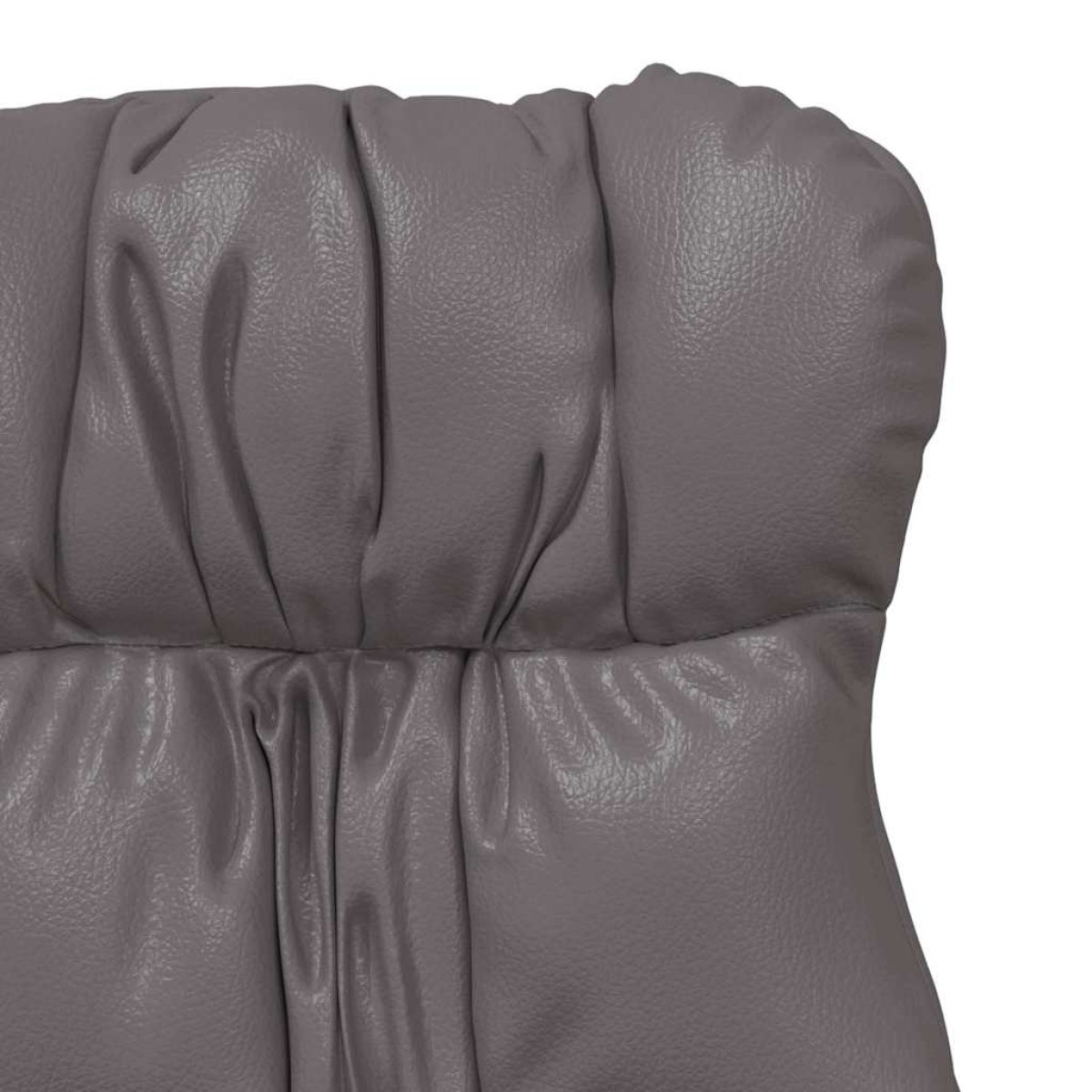 vidaXL Πολυθρόνα Γκρι 69 x 74 x 93 εκ. Δερματίνη