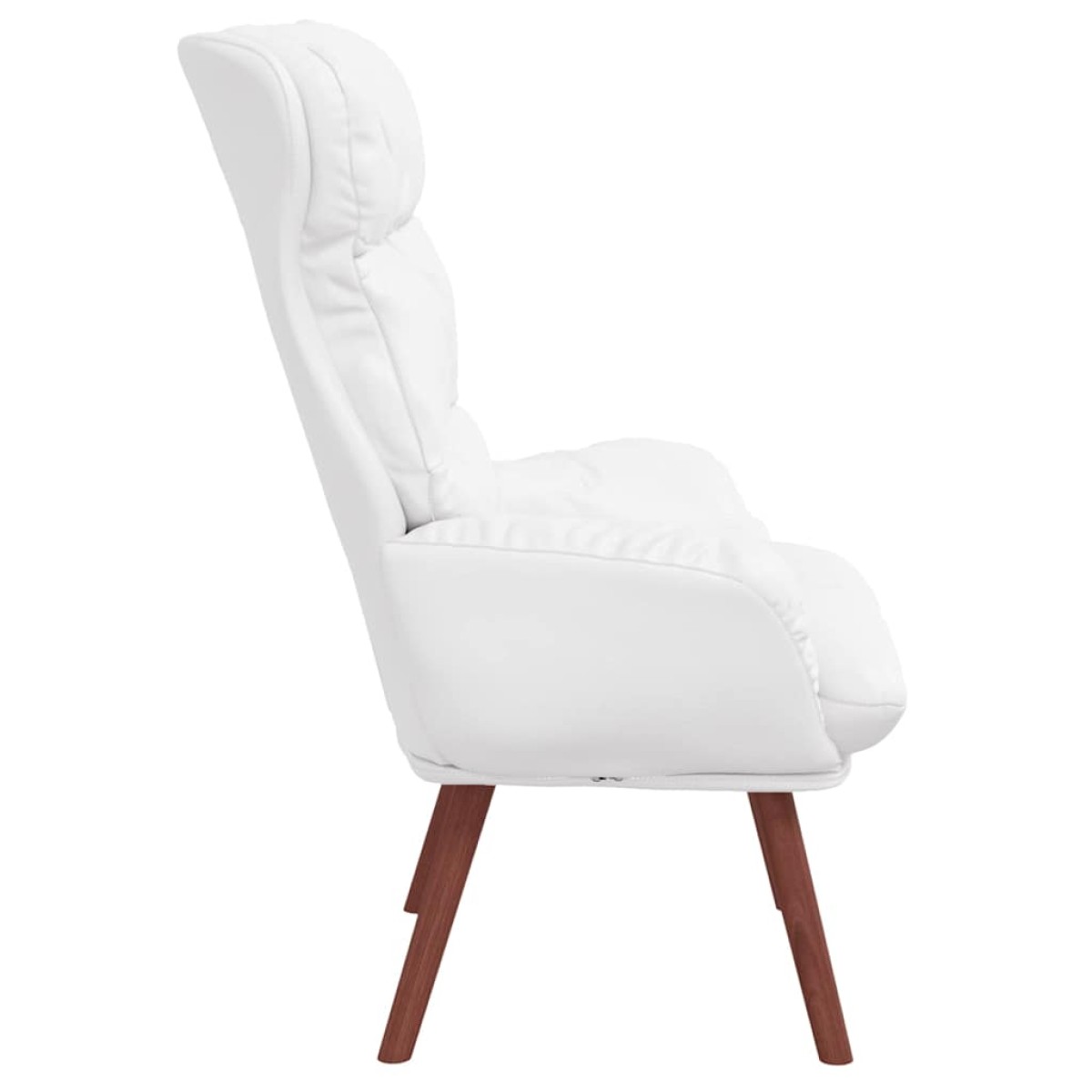 vidaXL Πολυθρόνα Λευκό 69 x 74 x 93 εκ. Δερματίνη