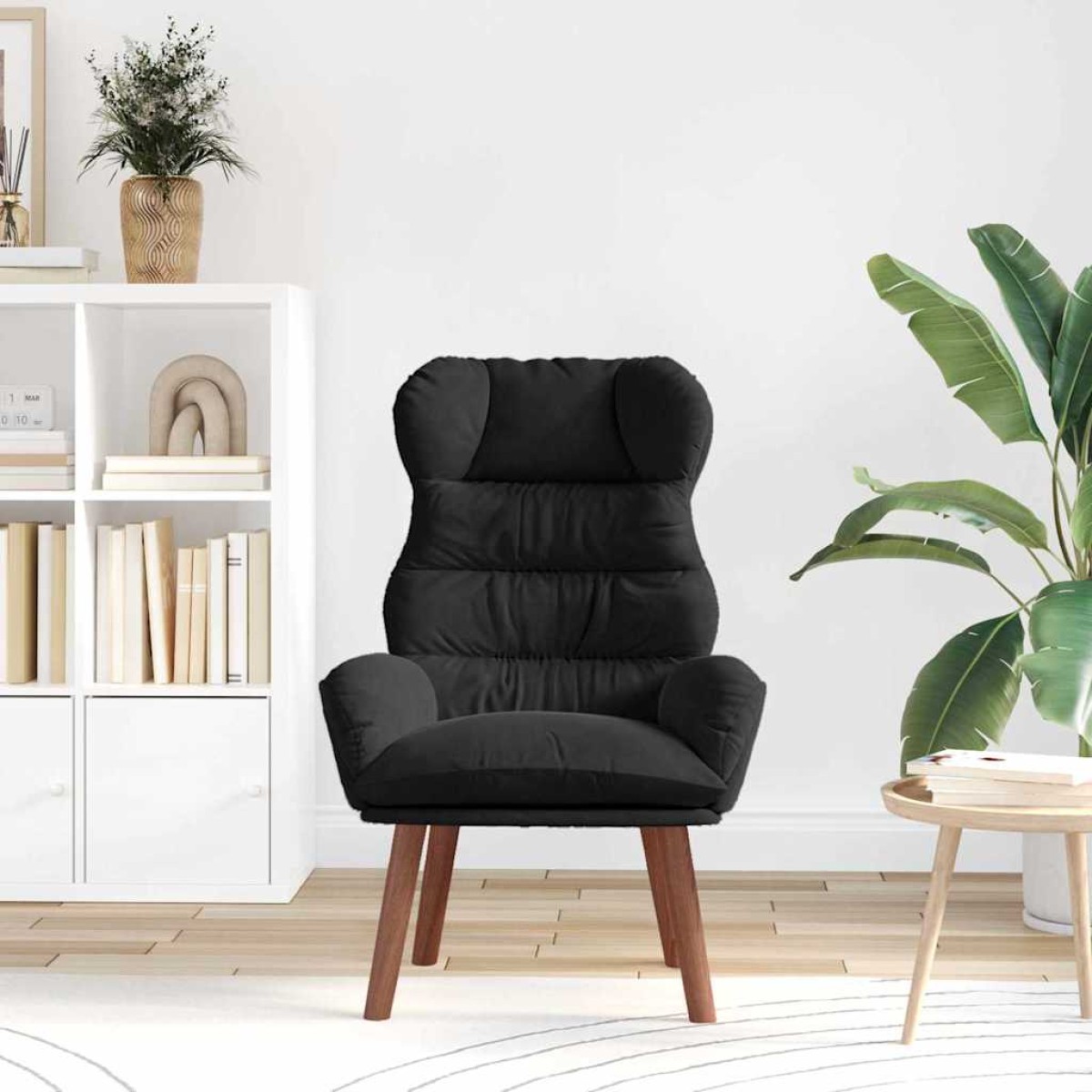 vidaXL Πολυθρόνα Μαύρο 69 x 74 x 93 εκ. Βελούδο