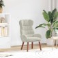 vidaXL Πολυθρόνα Κρεμ 69 x 74 x 93 εκ. Βελούδο