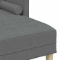 vidaXL Σετ Καναπέ Σκούρο Γκρι 173 x 131 x 67 εκ Πολυεστέρας