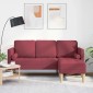 vidaXL Σετ Καναπέ Κόκκινο 173 x 131 x 67 εκ Πολυεστέρας