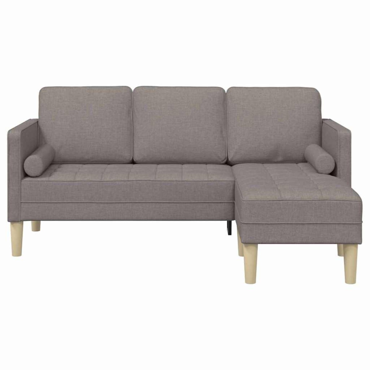 vidaXL Σετ Καναπέ Taupe 173 x 131 x 67 εκ Πολυεστέρας