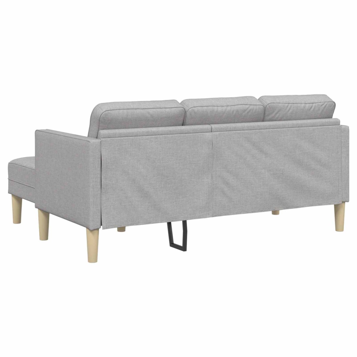 vidaXL Σετ Καναπέ Σκίουρος Γκρί 173 x 131 x 67 εκ Πολυεστέρας