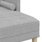 vidaXL Σετ Καναπέ Σκίουρος Γκρί 173 x 131 x 67 εκ Πολυεστέρας
