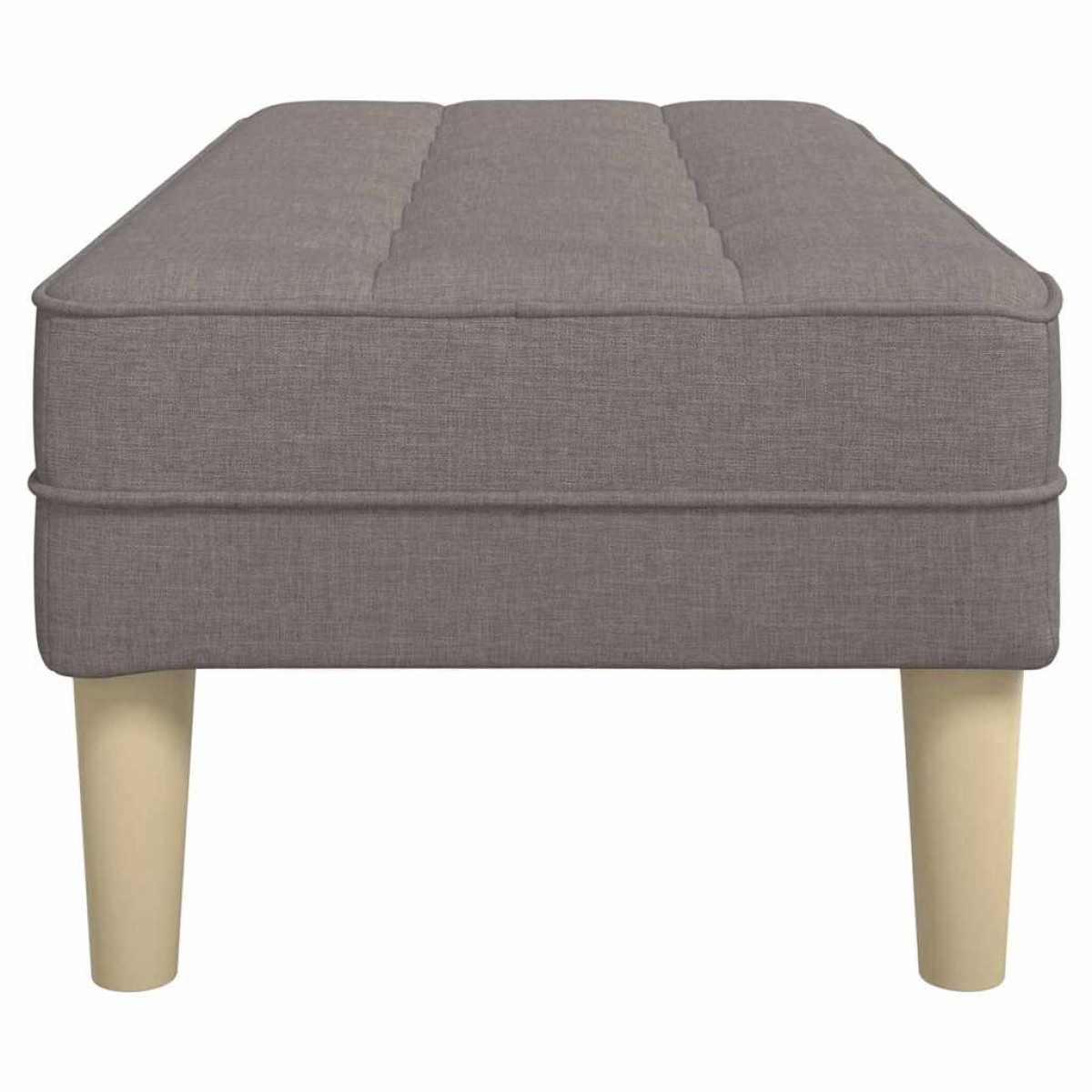 vidaXL παγκάκι Taupe 113 x 57 x 39 εκ. ύφασμα